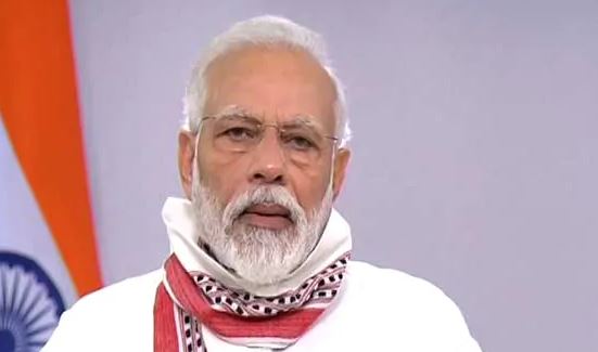 PM Narendra Modi addressing the nation