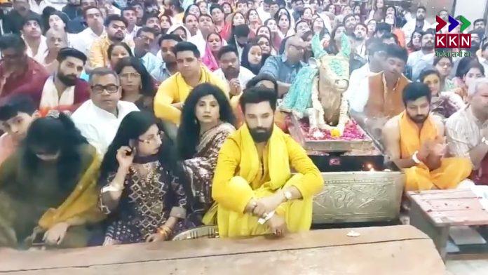 Chirag Paswan Pays a Visit to Mahakaleshwar Temple