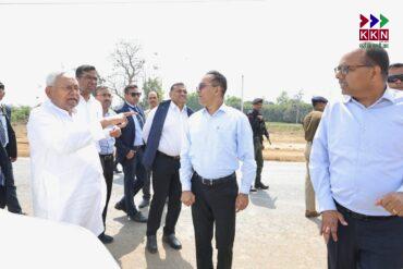 Bihar: CM Nitish Kumar Inspects Ongoing Projects