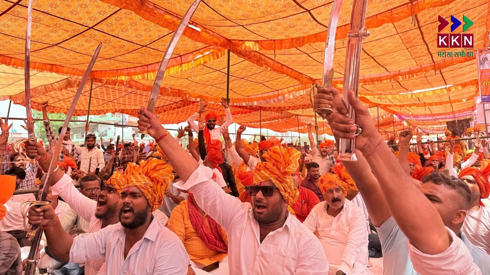 Karni Sena Swabhiman Rally in Agra: A Show of Strength and Demand for Justice