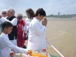 Professor Walter Houser and His Wife’s Final Wish Fulfilled: Ashes Immersed in the Holy Ganges