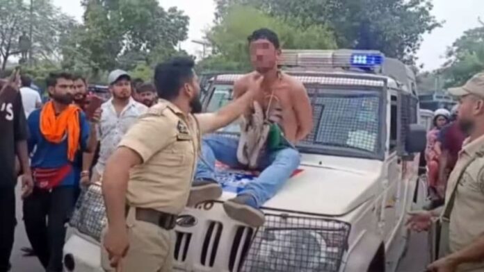 Jammu & Kashmir News: Police Allegedly Parades Theft Accused on Bonnet, Viral Video Sparks Controversy