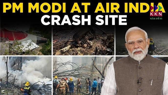 Ahmedabad Plane Crash: PM Modi Visits Crash Site, Meets Sole Survivor at Hospital