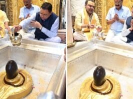 Dhami's Visit to Kashi: Media Interaction Highlights Blessings and Collaboration with Amit Shah