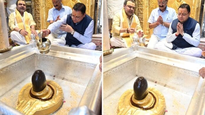 Dhami's Visit to Kashi: Media Interaction Highlights Blessings and Collaboration with Amit Shah