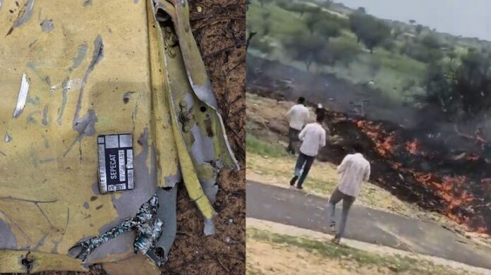 IAF Jaguar Fighter Jet Crashes in Rajasthan’s Churu,