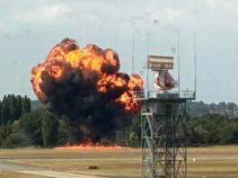 London Plane Crash 2025: