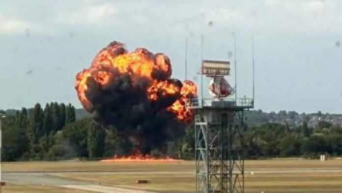 London Plane Crash 2025:
