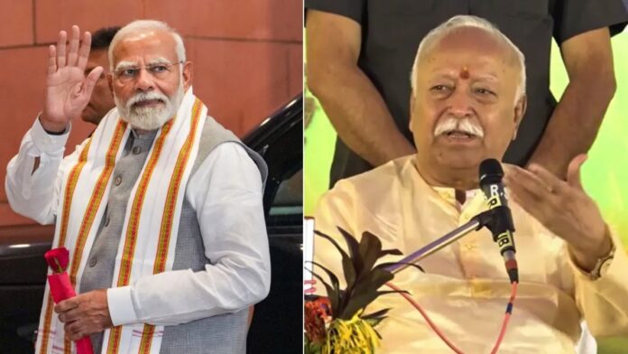 RSS Chief Mohan Bhagwat’s Remarks on Age Spark Political Buzz; Congress Targets PM Modi Ahead of His 75th Birthday