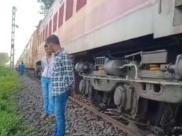 Jhanki Express Train Narrowly Avoids Major Accident Near Khajouli Station