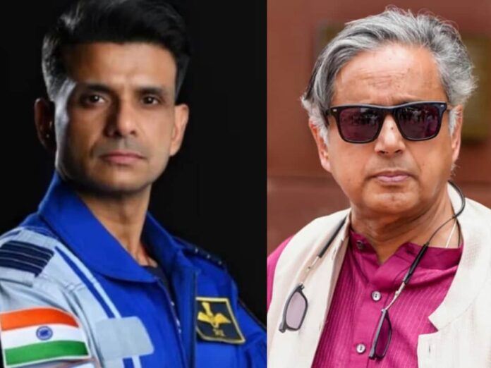 Shashi Tharoor Praises Shubhanshu Shukla’s Space Mission