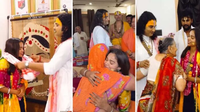 Manisha Rani Visits Vrindavan, Shares Emotional Moments with Devotees