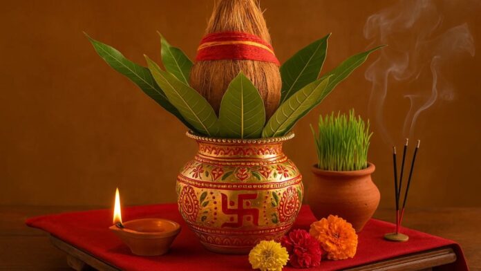 Sharadiya Navratri  Auspicious Beginning, Kalash