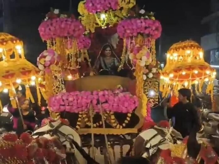 Unique Wedding Tradition in Prayagraj: Bride Brings Her Own Baraat to the Groom’s House