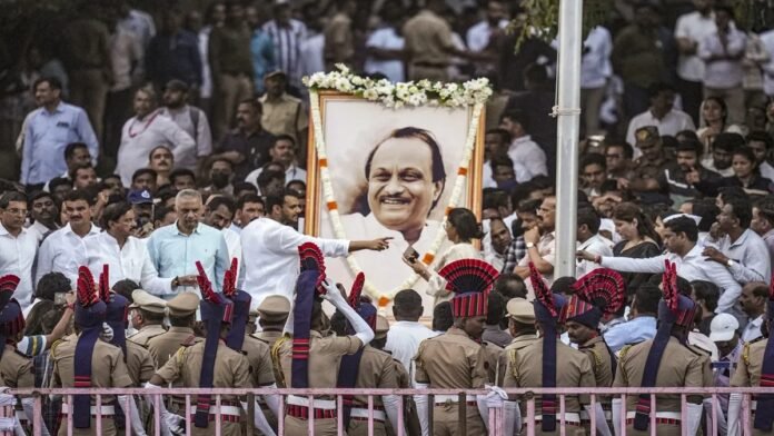 Ajit Pawar Funeral : Nation Mourns as Maharashtra Leader Laid to Rest With State Honours